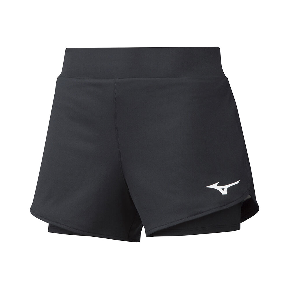 Pantalones Cortos Mizuno Flex Mujer Negras Comprar LDIC-87390